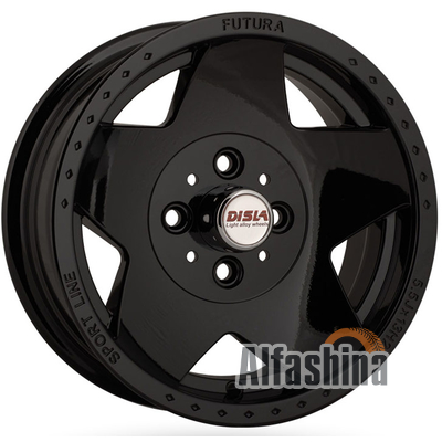 Disla Futura 5.5x13 4x98 ET5 DIA58.6 Black