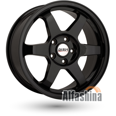 Disla JDM 8x18 5x100 ET45 DIA56.1 Black