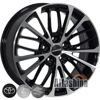 Zorat Wheels BK5343 6.5x16 5x114.3 ET40 DIA60.1 BP