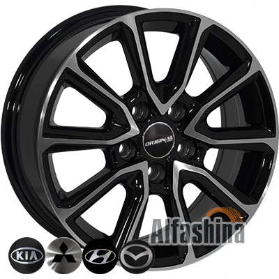 Zorat Wheels BK5344 6.5x16 5x114.3 ET35 DIA67.1 BP