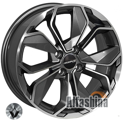 Zorat Wheels BK5296 6.5x16 4x100 ET38 DIA60.1 GP