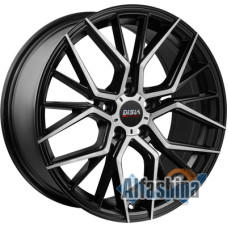 Disla Crystal 7x16 5x108 ET45 DIA67.1 Black