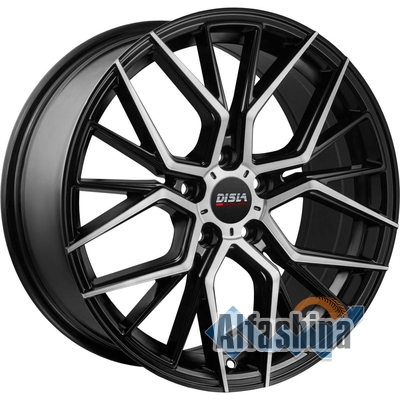 Disla Crystal 7x16 5x114.3 ET45 DIA67.1 Black